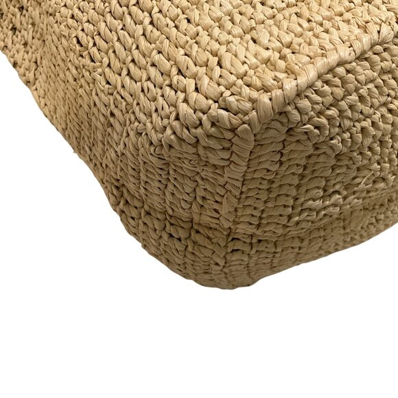 Yves Saint Laurent Le 5A7 Raffia Hobo Crossbody Bag - Picture 6 of 10